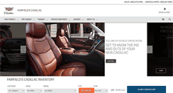 Desktop Screenshot of fairfieldscadillac.com