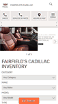 Mobile Screenshot of fairfieldscadillac.com
